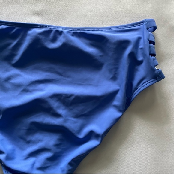 SO Strappy High Waist Caribbean Blue Bikini Bottoms Size Juniors’ XLarge NWT - Picture 11 of 16